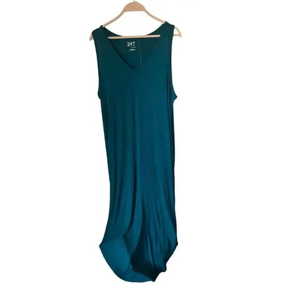 Time & Tru maurices Lot of 4 Sleeveless Tank Dresses size XXL 20 pink teal black - Picture 2 of 7